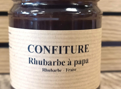 Piments et Moutardes du Périgord - Confiture Rhubarbe à papa 200g