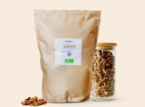 Omie - DESTOCKAGE - Granola chocolat noisette - 1 kg