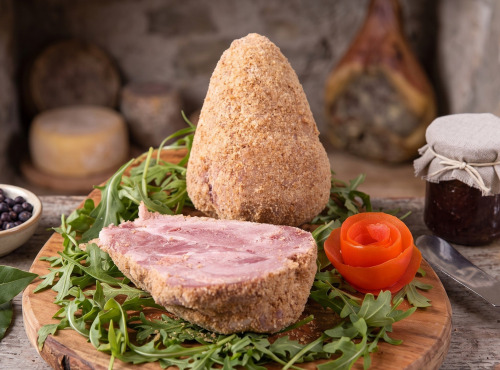 La Ferme du Louvier - Jambonneau pané 800g