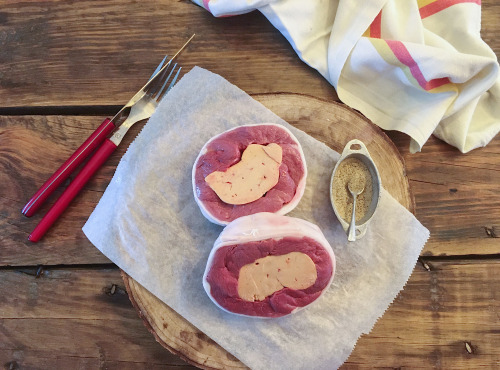 Ferme de Pleinefage - Tournedos de magret de canard au foie gras entier x6