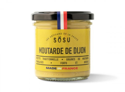 SÒSU, les Artisans de la Sauce - Moutarde de Dijon lot de 9x150g