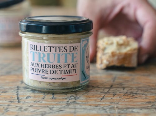 Eauzons ! - Rillettes de Truite aux herbes et au poivre de Timut