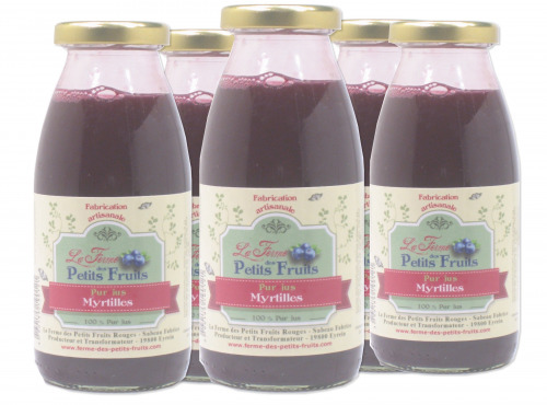La Ferme des petits fruits - Offre Jus De Myrtilles Par 5