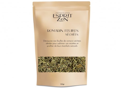 Esprit Zen - Romarin Feuilles Séchées - Sachet zip 100g