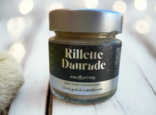 Mas Henri - Rillette Noël Dorade éclats de Marrons