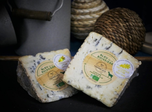 Ferme de La Tremblaye - Bleu de La Boissière Fermier Bio Portion 220g