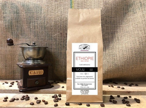 Cafés Factorerie - Café Ethiopie Moka Sidamo MOULU - 500g