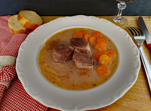 GAEC Villeneuve - Boeuf à la ferme - Mijoté d'oie à la moutarde à l'ancienne