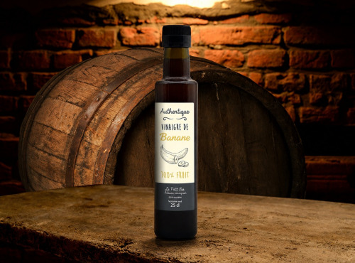 Vinaigres le petit Bio - Vinaigre de Banane bio - 25cl
