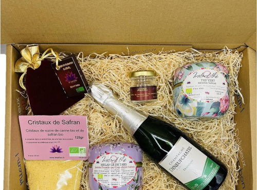 Le safran - l'or rouge des Ardennes - Coffret cadeau Bulles de Saveurs