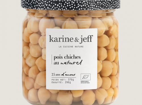 Karine & Jeff - Pois chiches au naturel 370g