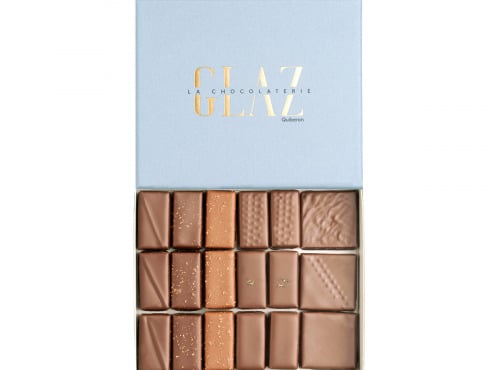 Glaz la chocolaterie de la presqu’île - Coffret "Hoëdic" assortiment ganaches