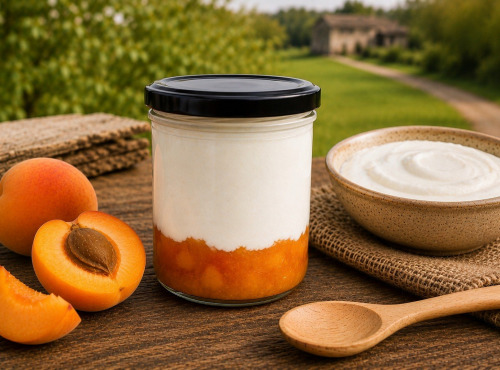 Gaec de l'Elanion - Fromage Blanc Confiture Abricot 130g