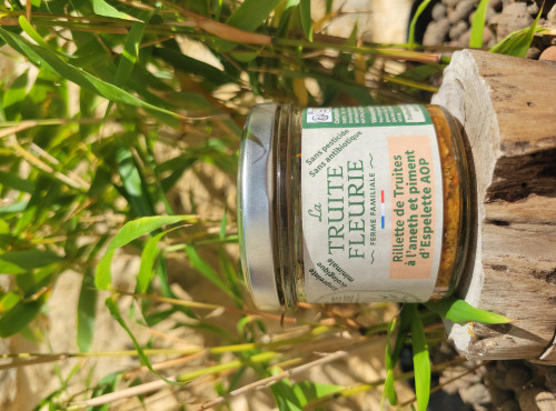 La Truite Fleurie - Rillette de truites à l'aneth et piment d'Espelette AOP