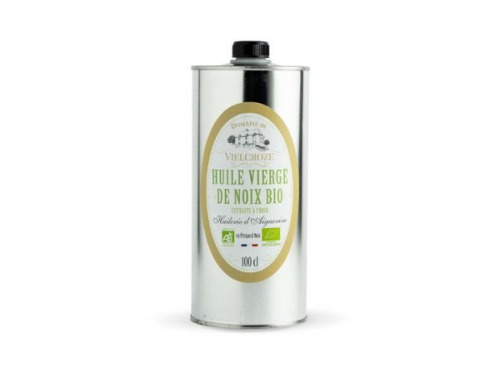 Domaine de Vielcroze - Huile de Noix BIO - Vierge - A Froid - Gamme Aiguevive  1 L