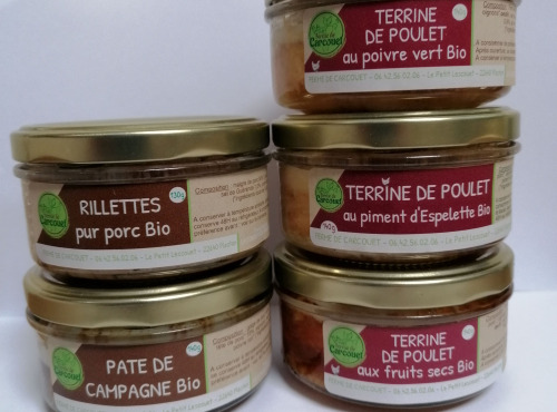 Ferme de Carcouet - Terrines Bio - x 5