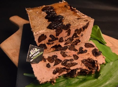 La Ferme des Peupliers - Pâté de foie aux pruneaux  300g