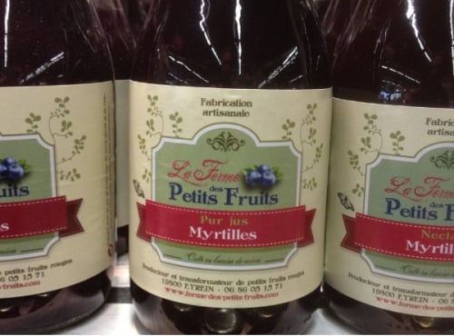 La Ferme des petits fruits - Jus de Myrtilles BIO - 25 cl