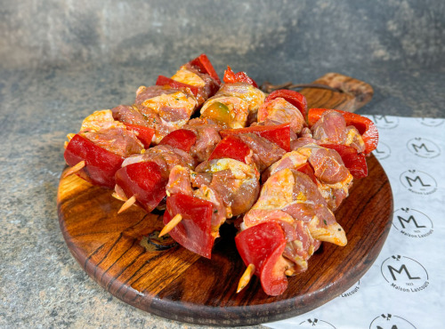 Maison Lascours - Brochette d'Agneau d'Occitanie Miel Abricot - 1020g