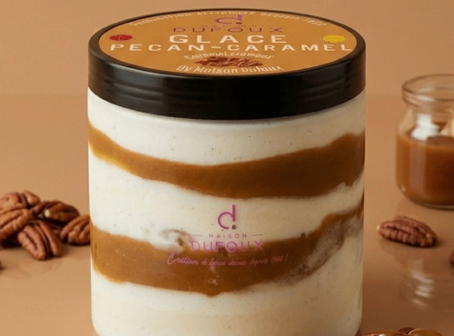 Maison Dufoux - Glace au véritable noix de pécan et caramel Maison