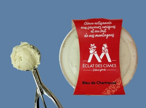 Eclat des cimes - Crème glacée au fromage Bleu de Chartreuse 440 ml