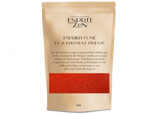 Esprit Zen - Paprika Fumé et Subtilement Pimenté - Sachet zip 50g