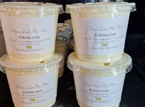 Ferme Lait Prés Verts - crème crue > 40 % de matière grasse