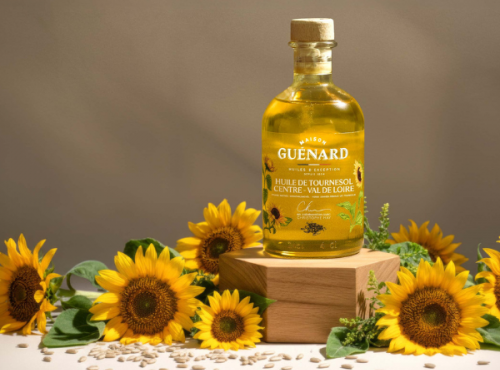 Huilerie Maison Guénard - Huile de Tournesol de France 100 % vierge C. HAY 24cL