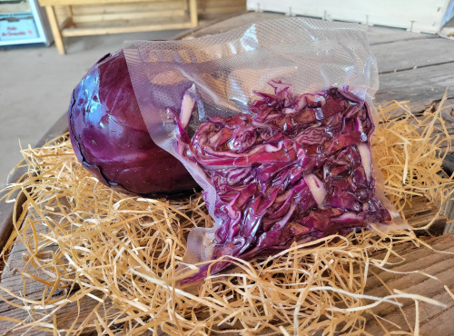 Les Jardins de Gérard - Chou rouge lisse sous-vide (râpée)
