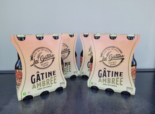 La Gâtine - 4 packs de bières ambrées artisanales 3 x 33 cl