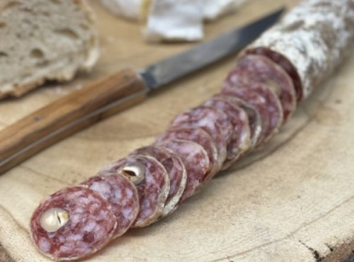 Venandi Sauvage par Nature - Saucisson de Sanglier Sauvage Français aux Noisettes - 150 g - 12x180g