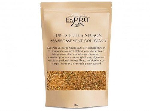 Esprit Zen - Epices pour Frites - Sachet refermable 50g