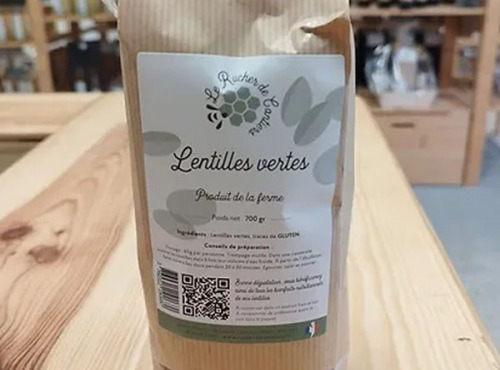 Le Rucher de Cantiers - Lentilles Vertes 700g