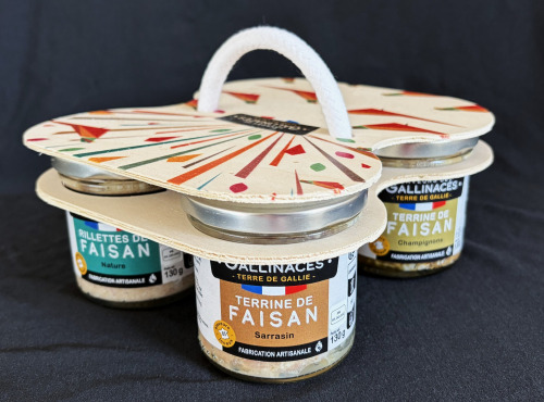 Terre de Gallie - Coffret Quatuor des Gallinacés - Terrines & Rillettes