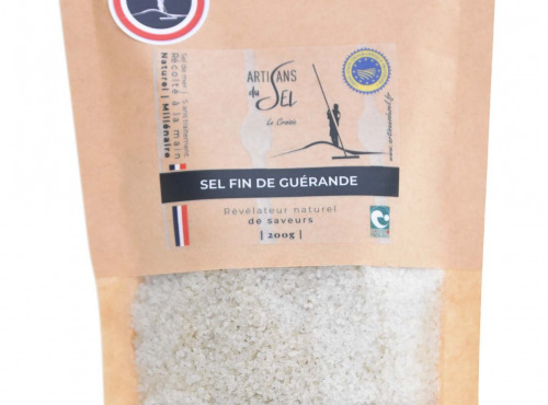 Artisans du Sel - Sel de Guérande Tamisé Fin 200g x 12