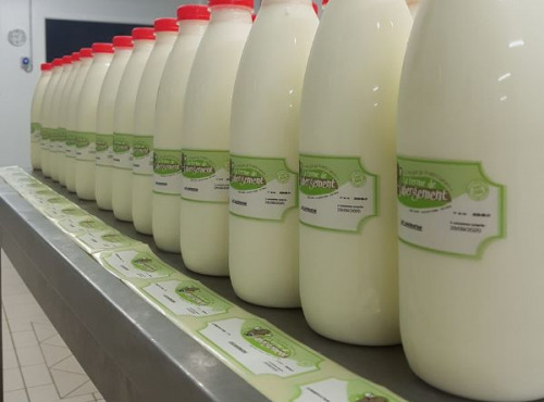 La Ferme de Labergement - Lait entier pasteurisé 1 litre x 4