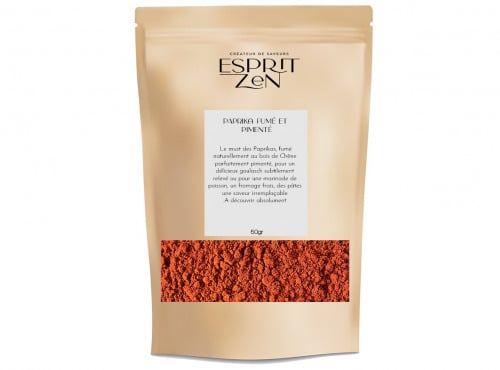 Esprit Zen - Paprika Fumé et Subtilement Pimenté - Sachet zip 50g