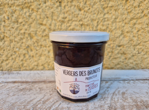 Vergers des brunots - Confiture de cerises 350g