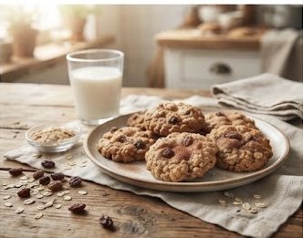 Domaine du Chillou - Cookies flocons d'avoine et raisin