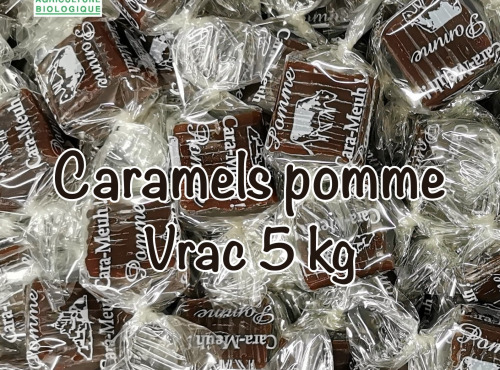 La Ferme des Cara-Meuh - Caramels à la pomme BIO - Vrac 5kg