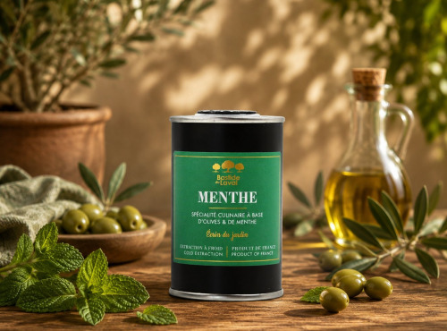 Moulin à huile Bastide du Laval - Huile d'olive Menthe