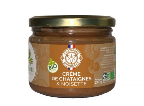 La vallée des chataigniers - Crème de châtaigne aux noisettes BIO Ardèche