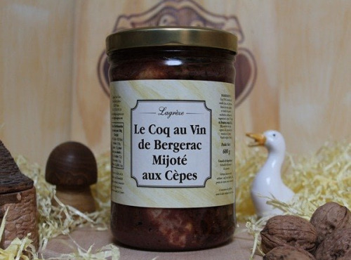Lagreze Foie Gras - Le Coq au Vin Mijoté aux Cèpes 6x760g