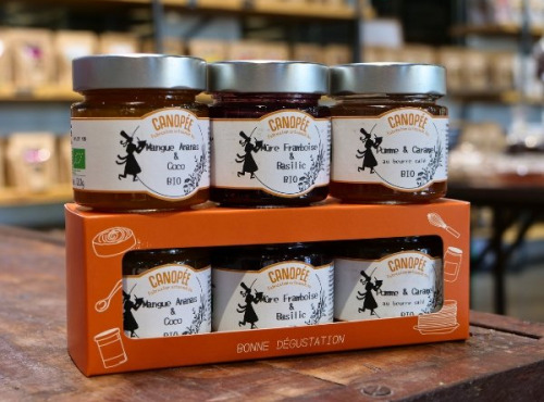 Biscuiterie des Vénètes - Canopée - Coffret mini pot de confiture