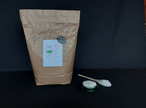 Ferme Le Bouchet - Farine de Seigle Bio Semie complète T170 - 5kg