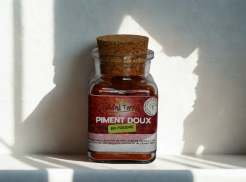 Adal Terra - Epices - Piment Doux Bio (en poudre) 60G