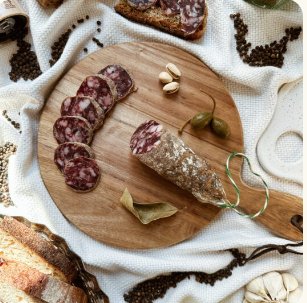 JOKO Gastronomie Sauvage - Saucisson de Sanglier - Porc Noir de Bigorre AOP