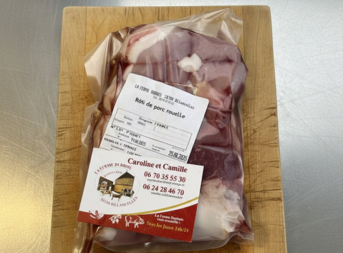 La Ferme Durbois - Roti de porc rouelle 1,2kg