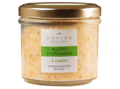 Caviar de l'Isle - Rillettes d’esturgeon à l’aneth 90g - Caviar de l'Isle