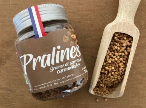 Les Graines de Louise - Pralines de sarrasin pot 200gr (lot de 12)